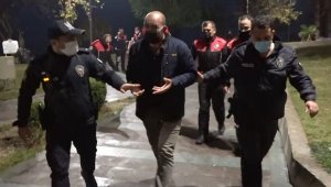 Parkta terör propagandasına 2 gözaltı