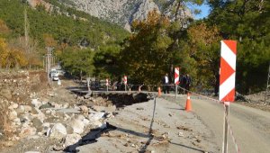 Selden zarar gören Çitdibi ve Yarbaşçandır yolu onarıldı