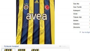 'Alex' imzalı Fenerbahçe forması, 3 milyon liraya satışta