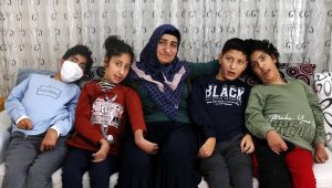 7 çocuktan 4'ü ALS hastası olan aile, yardım bekliyor