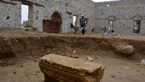 Alanya Gülevşen Camii'nin ana duvarları tamamlandı