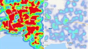Antalya risk haritası maviye döndü