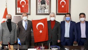 Başkan Geyikçi'ye geçmiş olsun ziyareti