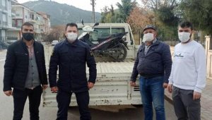 Çalınan motosikleti jandarma buldu