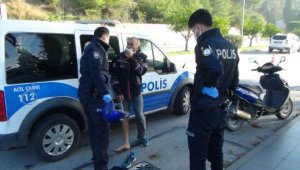 Ceza yiyeceğini anlayınca kendini yola attı