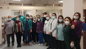 Çokal, yeni yıla sağlık çalışanlarıyla girdi