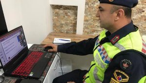 Jandarmadan öğrencilere trafik eğitimi