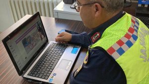 Jandarmadan uzaktan trafik eğitimi