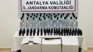 Manavgat'ta kaçak içki operasyonu