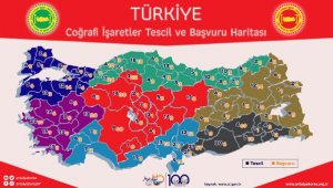 Türkiye'nin coğrafi işaretli ürün haritası çıkartıldı