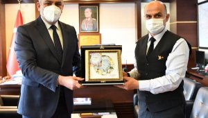 Başkan Esen'den Tuğgeneral Başoğlu'na ziyaret