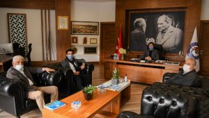 Başkan Kocakaya'ya teşekkür ziyareti