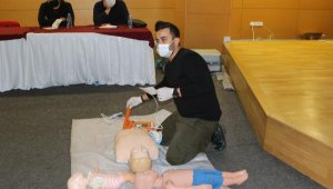 Büyükşehir personeline ilk yardım eğitimi