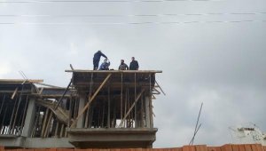 Elektrik akımına kapılan inşaat işçisi yaralandı