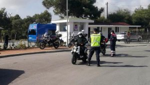 Manavgat'ta jandarmadan motosiklet ve traktör denetimi