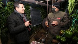 Tütüncü'den serada 'zirai don nöbeti'