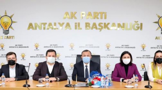 AK Parti Korkuteli'den 'hayırlı olsun' ziyaretleri