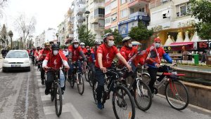 Atatürk'ün Antalya'ya gelişi anısına bisiklet turu