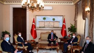 Başkan Böcek'ten Vali Yazıcı'ya teşekkür ziyareti