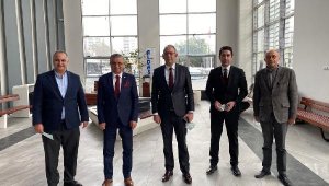 Başkan Topaloğlu, İSTON genel müdürüyle bir araya geldi