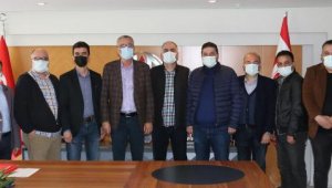 Başkan Yılmaz'a 'hayırlı olsun' ziyareti