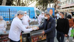 Büyükşehir'den Miraç Kandili'nde lokma ikramı