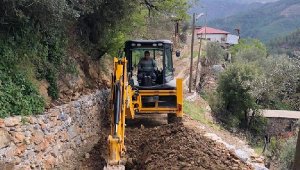 Gündoğmuş Kayabükü'nde yol ve içme suyu çalışması