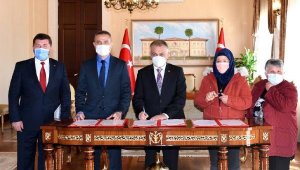 Hayırsever ile okul protokolü