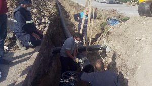 Kemer'de içme suyu ana boru hattı yenilendi