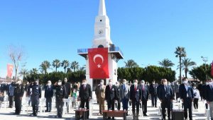 Kemer'de, İstiklal Marşı'nın 100. yılı kutlaması