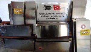Krom kapak hırsızı tutuklandı