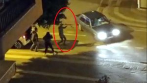 Manavgat'ta silahlı kavga kamerada