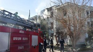 Metruk binada çıkan yangın, büyümeden söndürüldü