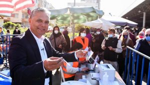 Muratpaşa HES kodlu 'anahtarlık' dağıtımını sürdürüyor