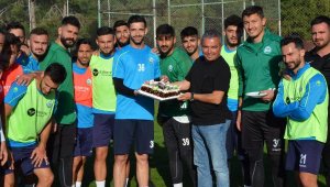 Serik Belediyespor'da neşeli idman
