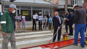 Serik'te 'Öncelik hayatın öncelik yayanın' uygulaması