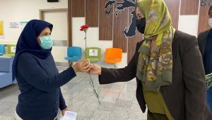 Vekil başkandan kadınlara karanfil