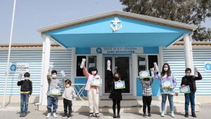 Antalya'nın Çocuk Su Elçilerine matara hediye edildi
