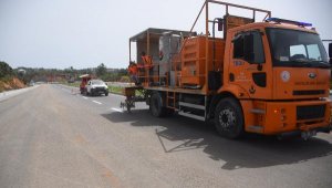 Portakal Caddesi yol çizgileriyle daha güvenli