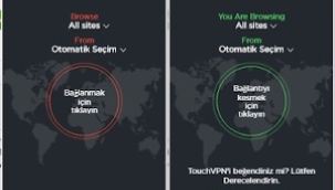 Ücretsiz En iyi Mobil VPN Uygulaması - Touch VPN