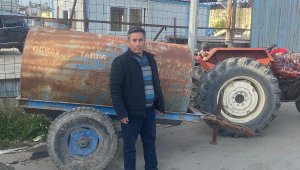 Çalınan su tankeri geri dönüşüm tesisinde bulundu