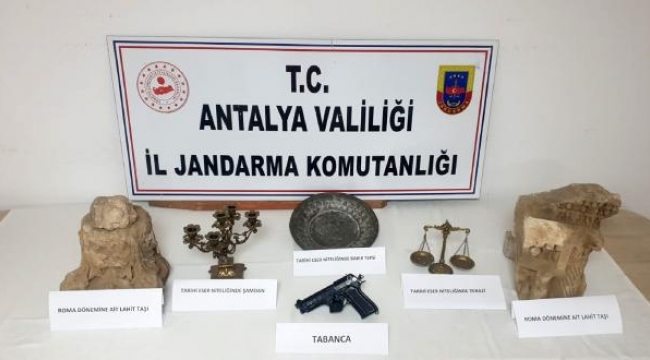 Antalya'da tarihi eser operasyonu