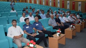 Daire amirleri ve muhtarlar bilgilendirildi
