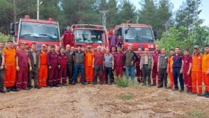 Finike ve Demre orman personeline yangın eğitimi