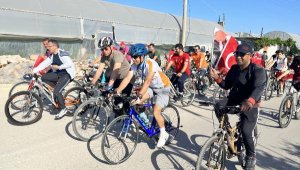 Finike'de bisiklet turu yapıldı