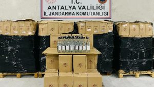 Jandarmadan kaçak içki operasyonu
