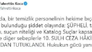Bakan Koca'dan, İstanbul'da hekime bıçaklı saldırı olayına ilişkin açıklama