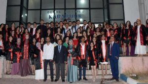Demre Anadolu Lisesi'nde mezuniyet coşkusu