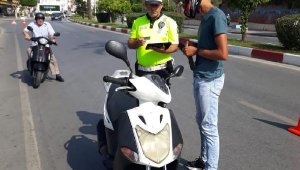 Manavgat'ta yaz dönemi trafik uygulamaları