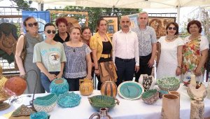Meydanda sanat fuarı